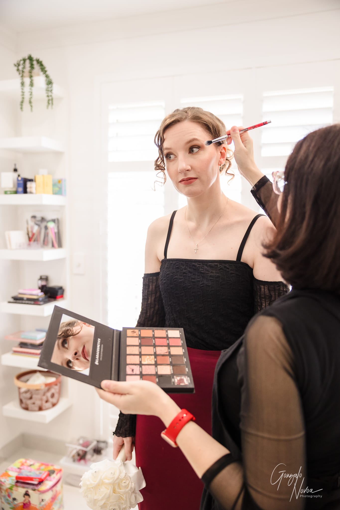 Bridal makeup application Perth